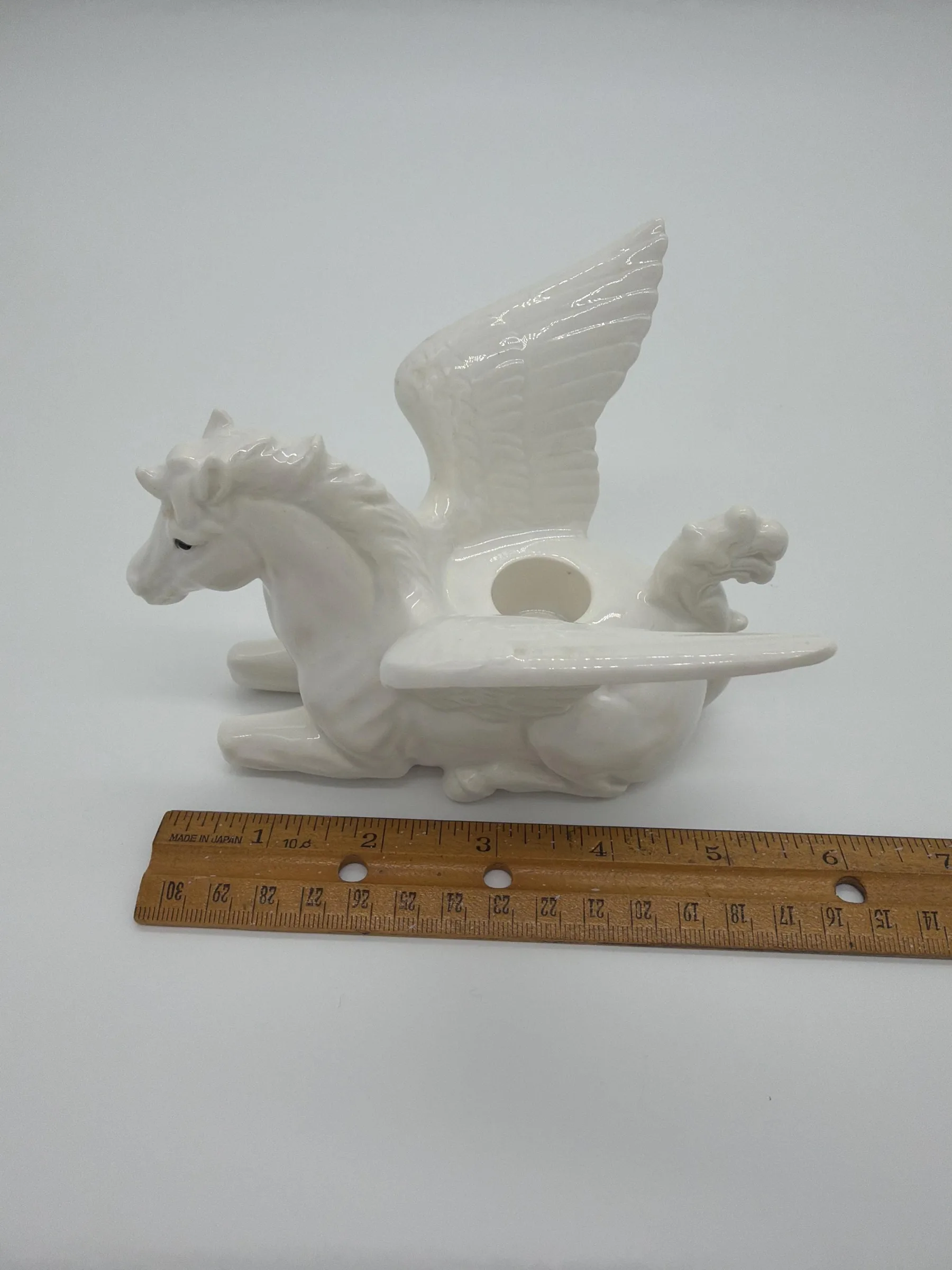 Vintage 1970s Takahashi San Francisco Pegasus Candle Holder - Made in Japan