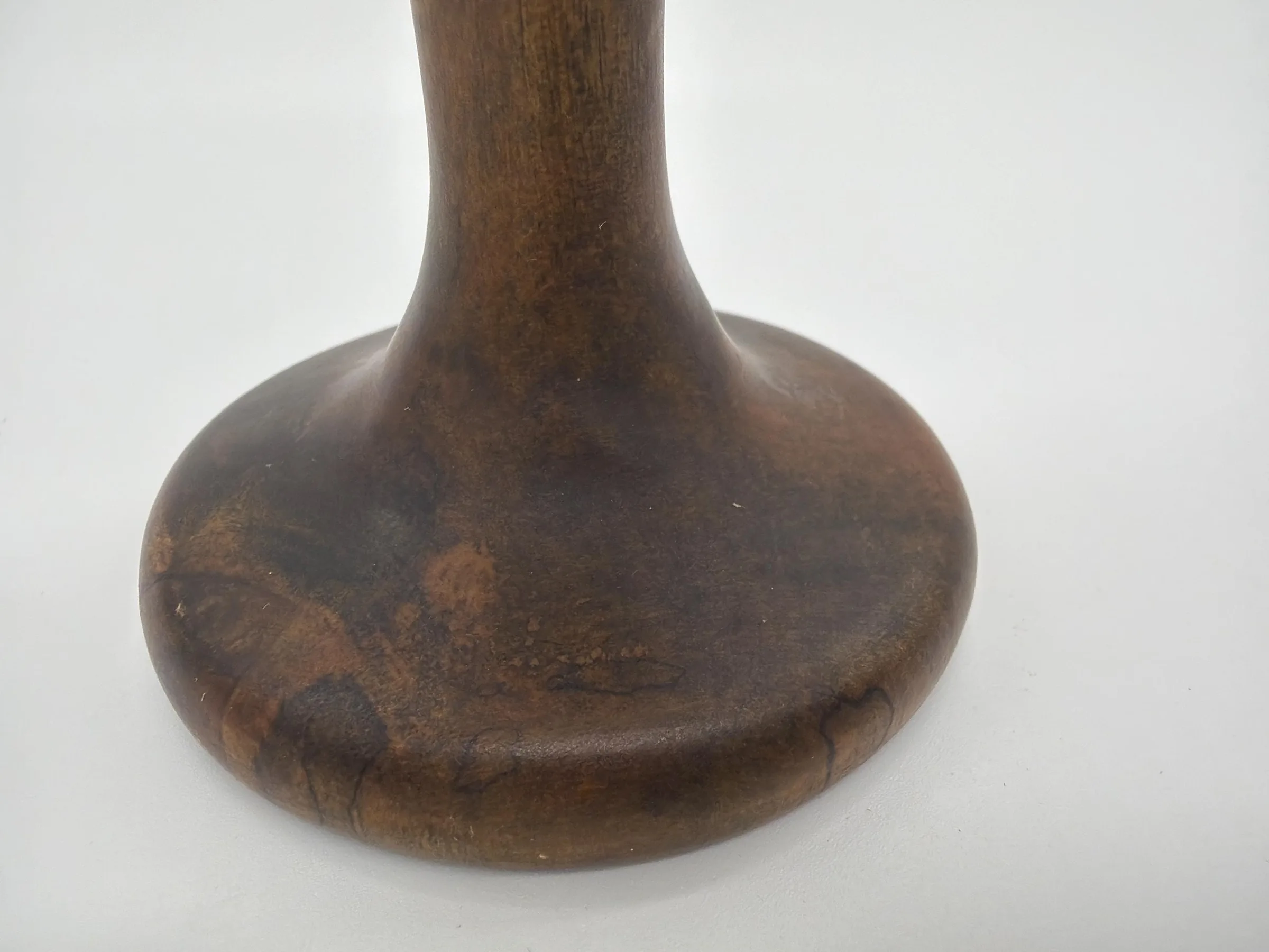 Set of 2 Vintage David Auld Handcrafted Haitian Wood Goblets