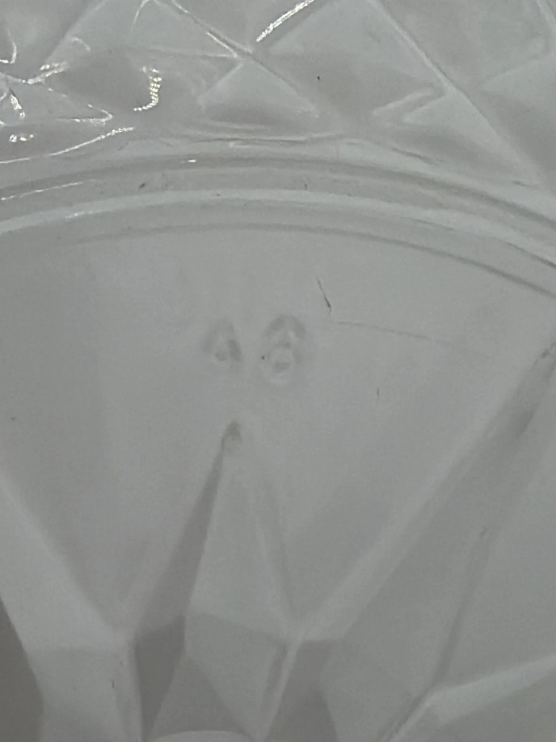 Set of 6 Vintage Clear Pressed Glass Dessert Bowls - Starburst Diamond Pattern