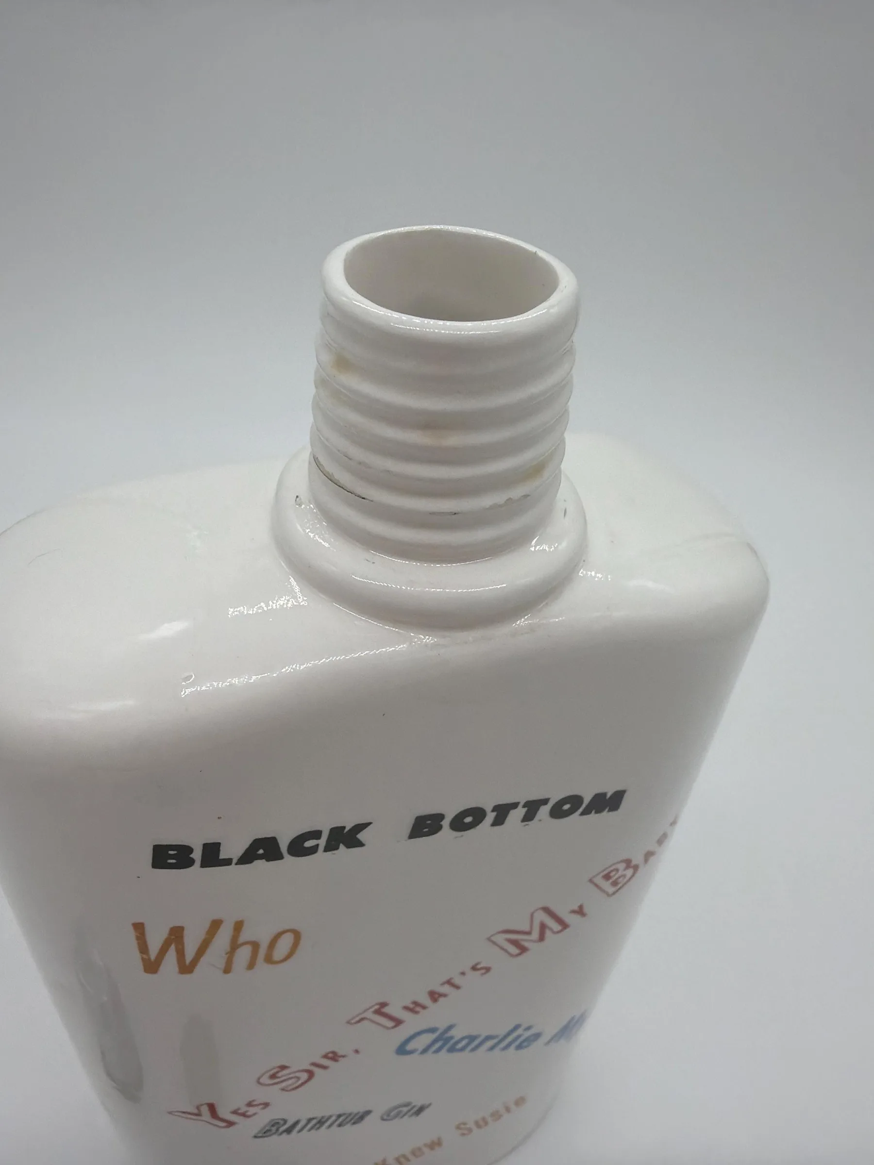 Vintage Ceramic Flapper Decanter/Flask “Roaring 20’s”