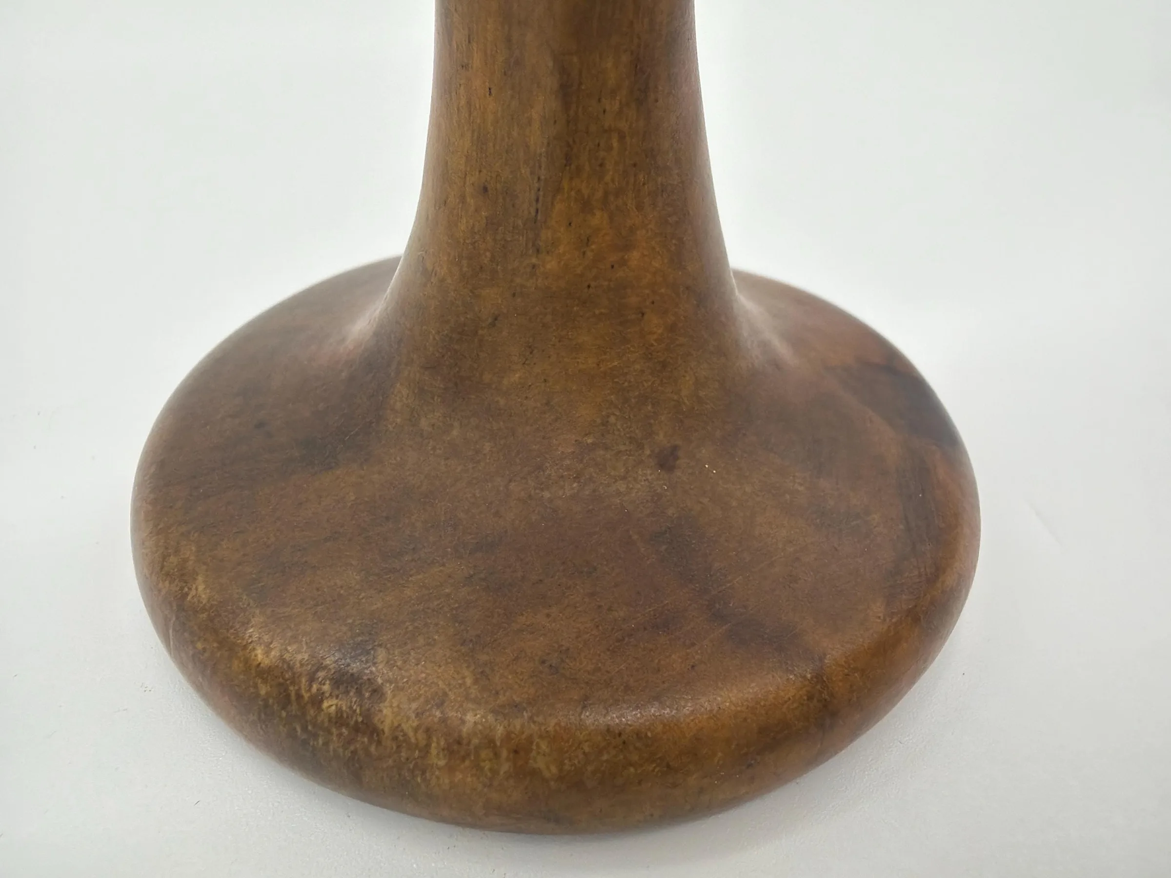 Set of 2 Vintage David Auld Handcrafted Haitian Wood Goblets